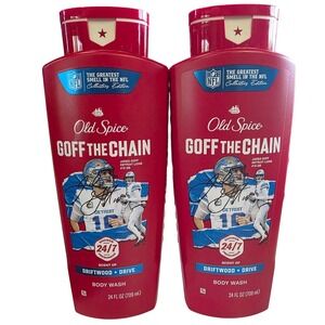 Old Spice Jared Goff The Chain Body Wash Collector Edition Driftwood Drive 24 Oz
